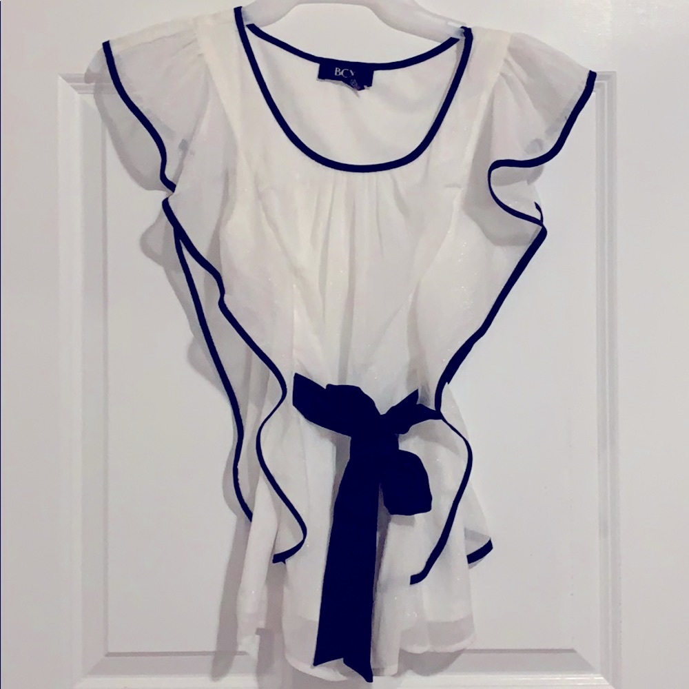 BCX white and black top
